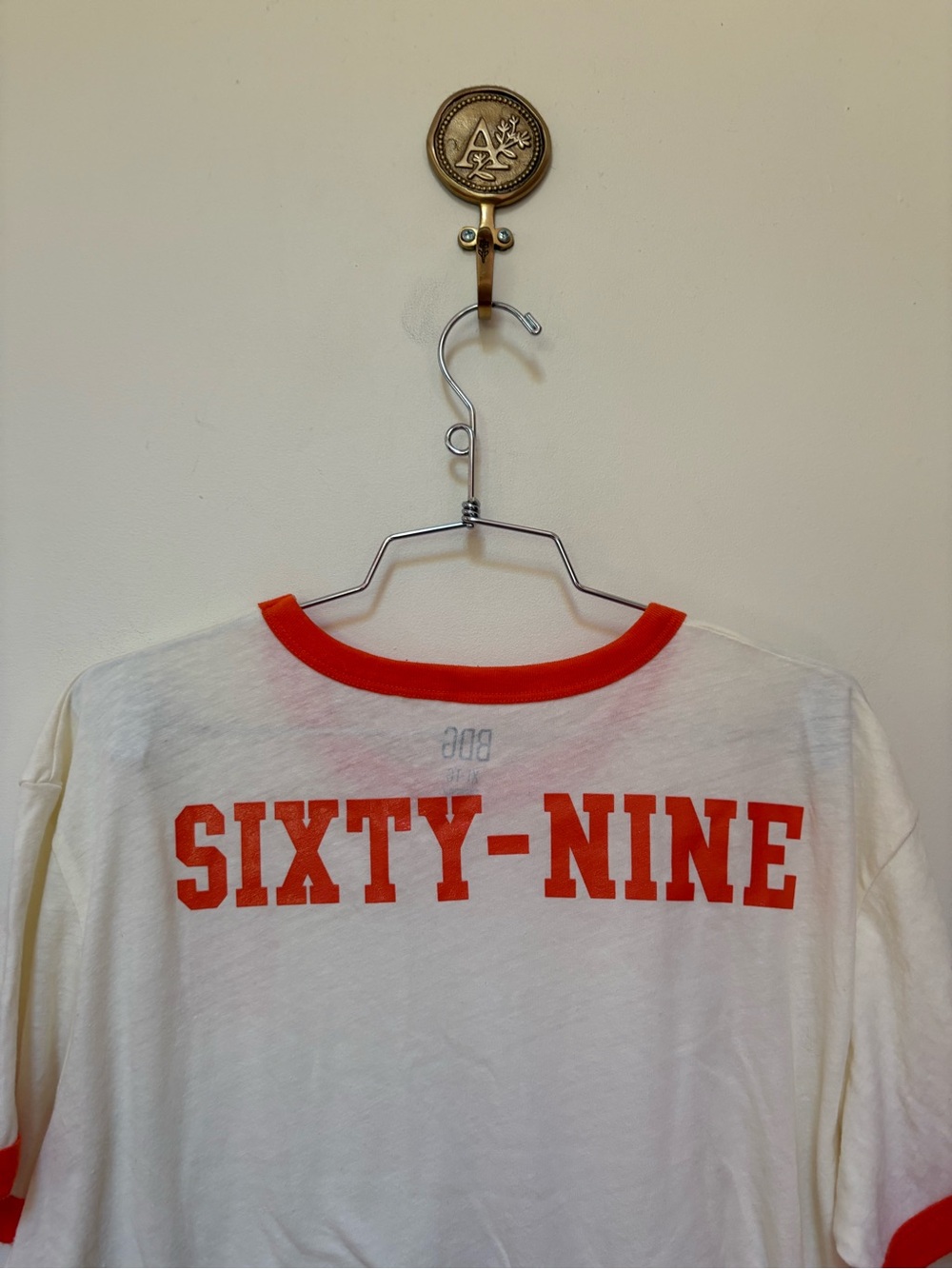 NWOT Urban Outfitters BDG Varsity Graphic Slim Fit Retro Ringer Tee Size XL - Picture 10 of 11
